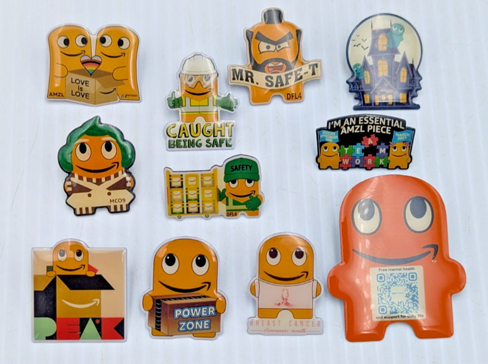 Amazon Employee Exclusive Peccy Pins Lot Of 11